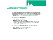 Tablet Screenshot of kirche-am-fennpfuhl.de